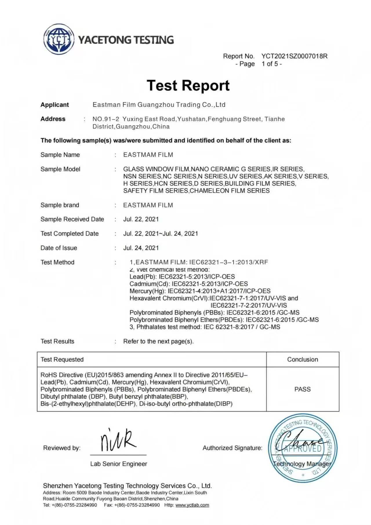 Test Report