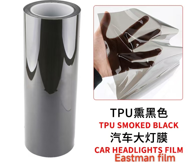 Eastman TPU Self‑Healing Car Headlight Protection Film, Multi‑Color Smoke Headlamp Tint Vinyl Wrap, Wholesale