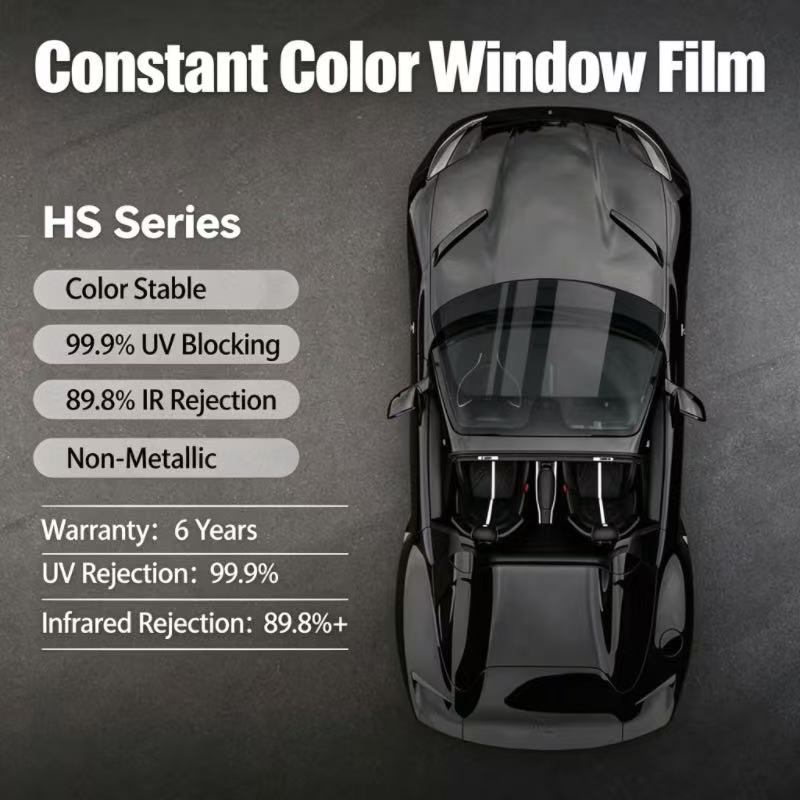 Constant Color Inorganic High Insulation Window Film | 2mil, Multi-VLT Shades, 6 Years Warranty, Wholesale